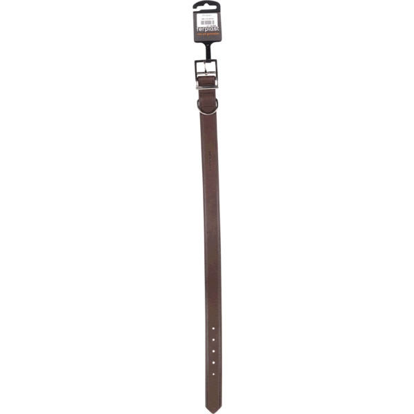 Coleira Vip Para Cão Castanha 3 Cm De Largura E 55 Cm De Comprimento 1 unidade