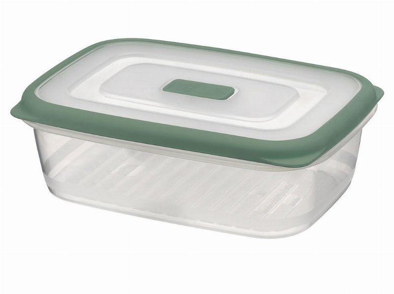Caixa Em Plástico Rectangular Actuel Hermética Com Válvula 3 l