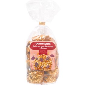 Bolachas Com Passas E Sementes Continente 200 gr