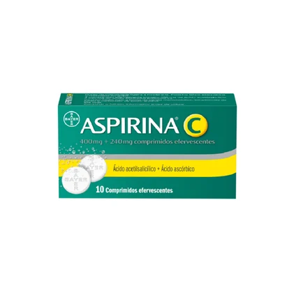 Aspirina C 10 Comprimidos Efervescentes Aspirina 10Un