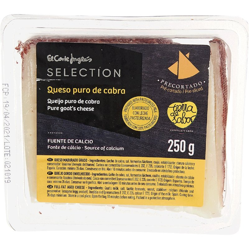 Queijo De Cabra Pré-Cortado 250 g