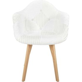 Conjunto De 2 Poltronas Scan Patch Branca