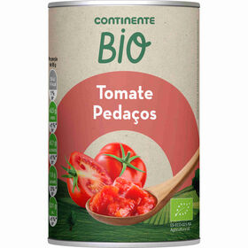 Tomate Em Pedaços Continente Bio 390 gr