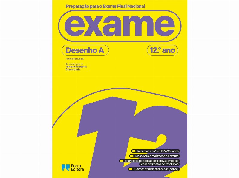 Livro Preparação Para O Exame Final Nacional - Desenho A 12º Ano