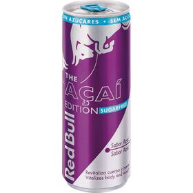 Bebida Energética Em Lata Gaseificada Açaí Red Bull 25 cl