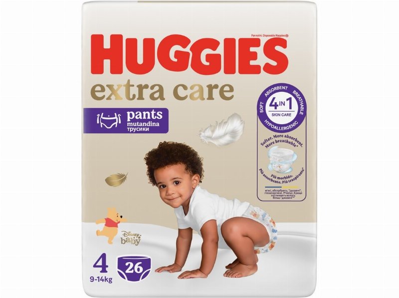 Fralda Cueca Huggies T4 9-14 kg 26Un