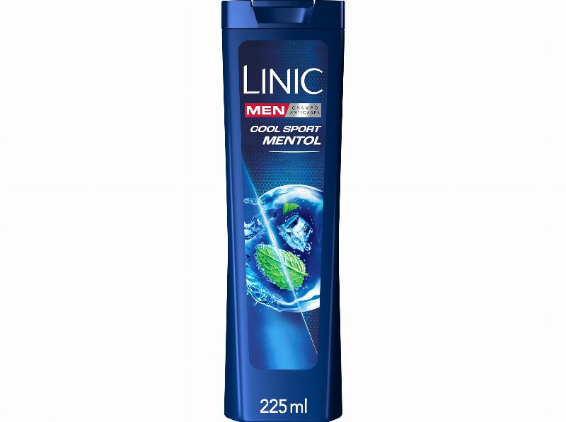 Champô Linic Anti-Caspa Men Cool Sport 225 ml
