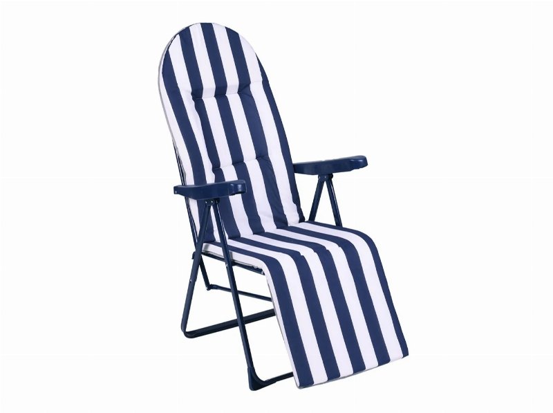 Cadeira Campo/Praia Alco Azul/Branco