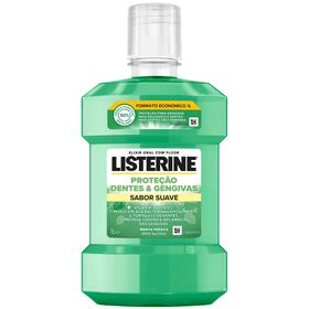 Elixir Bucal Suave Dentes E Gengivas Listerine 1 Lt