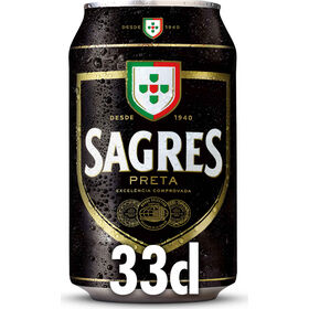 Cerveja Em Lata Com Álcool Preta Sagres
