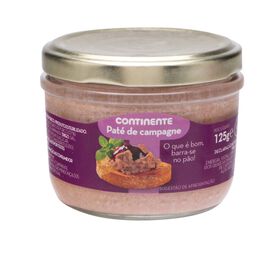 Patê De Campagne Continente 125 gr (Peso Escorrido 125 gr)