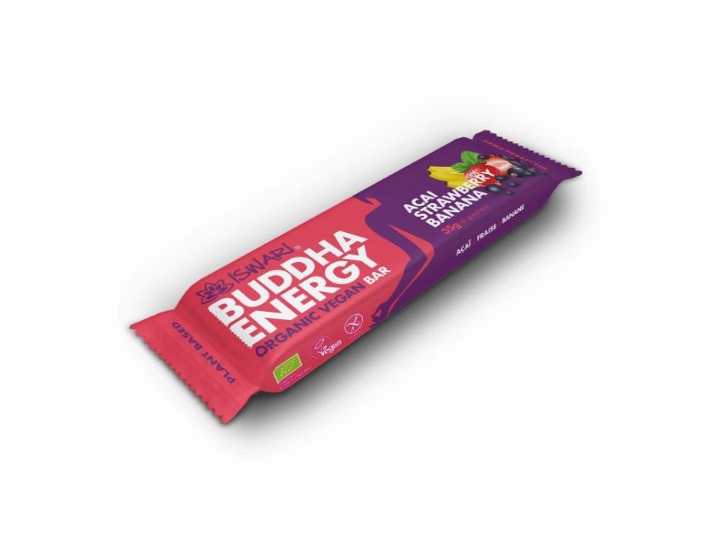 Barra Iswari Energética Açaí Morango E Banana Bio 35 g