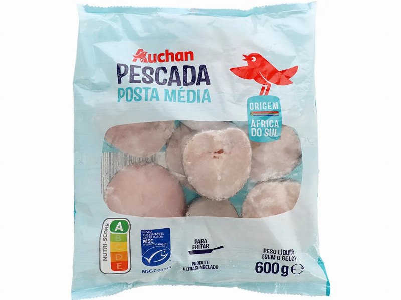 Posta De Pescada Auchan Msc Nº3 Para Fritar África Do Sul 600 g