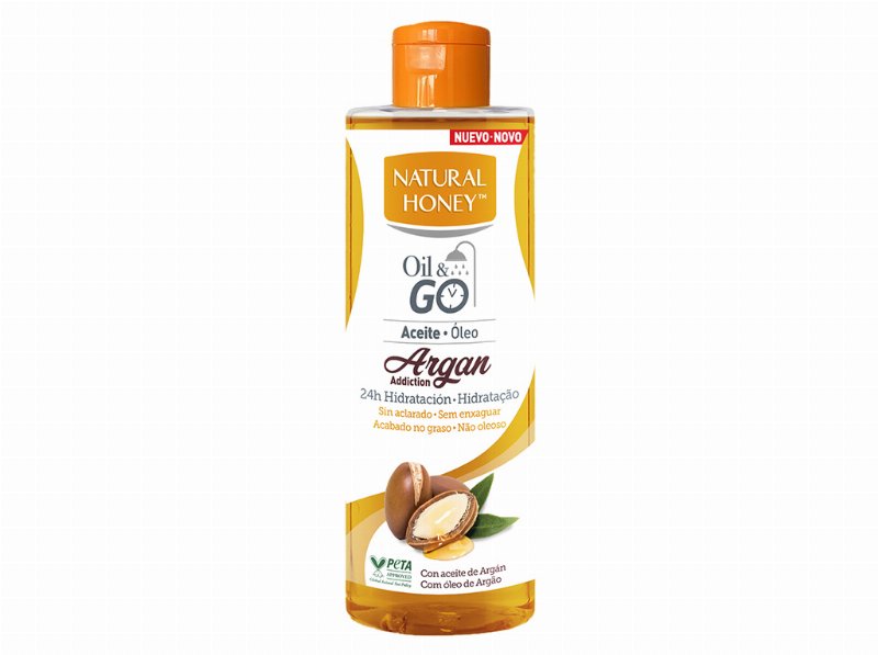 Óleo Corporal Natural Honey Argão 250 ml