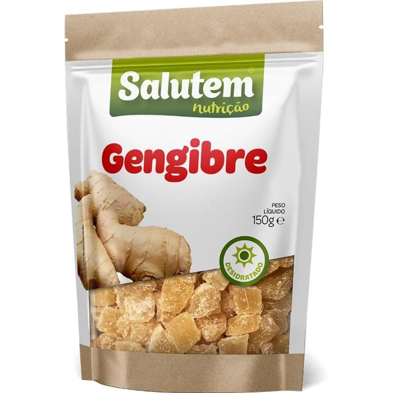 Gengibre Em Cubos Salutem 150 g