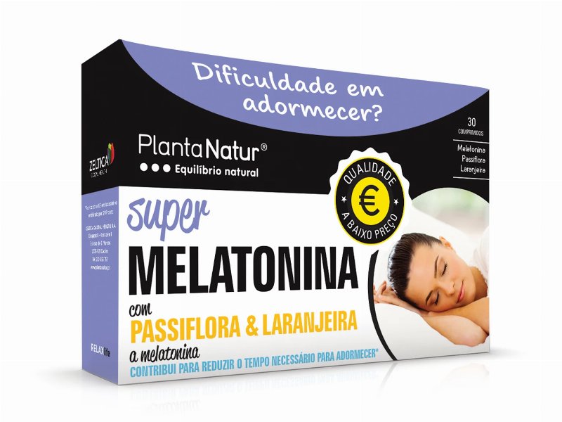 Suplemento Plantanatur Super Melatonina 30 Comp