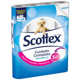 Papel Higiénico Mega Rolo Scottex 12 Rolos = 24 Rolos