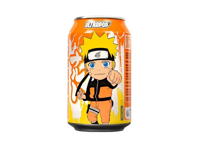 Bebida Com Gás Ultrapop Laranja Naruto 330 ml