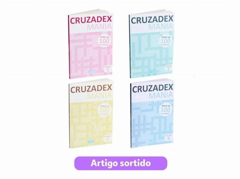 Livro Cruzadex Mania Europrice Modelos Sortidos