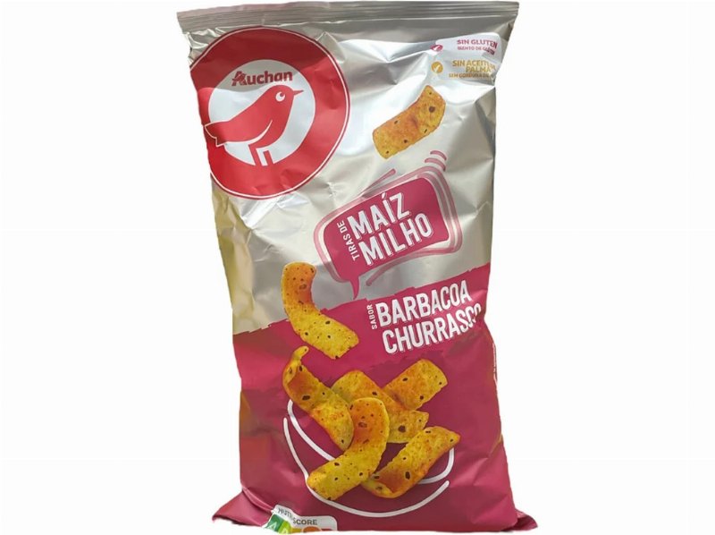 Tiras Auchan De Milho Sabor Churrasco 150 g