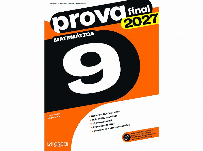 Livro Preparar A Prova Final 2027 - Matemática 9º Ano
