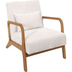 Cadeirão Scott 83X64X75Cm Bege Kasa