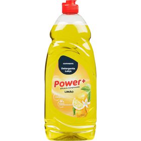 Detergente Manual Loiça Power+ Limão Continente 1 Lt