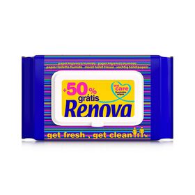 Papel Higiénico Húmido Renova 40 Un + 20 Un Grátis