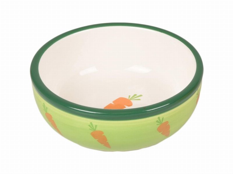 Comedouro Roedores Ibo Cerâmica Verde 310 ml 13Cm