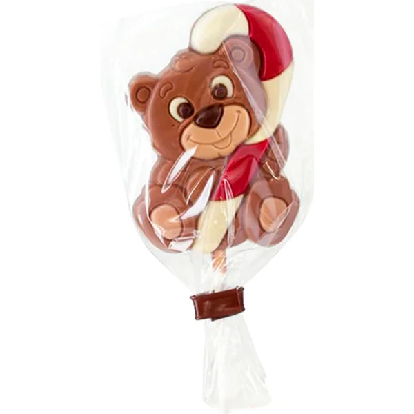 Chupa De Chocolate Urso Com Bengala 25 g