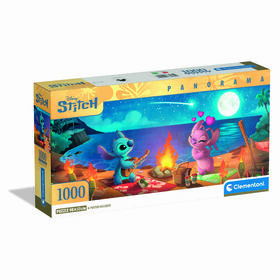 Clementoni - Puzzle Panorama Disney Stitch 1000 Peças