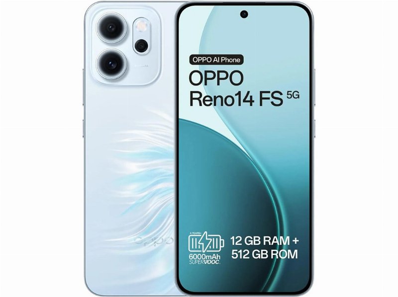 Smartphone Oppo Reno 14 Fs 5 g 12/512Gb Azul