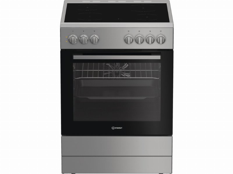 Fogao Vitrocerâmica Indesit I6V5Pms Inox A 66 l