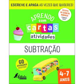 Aprendo Com Cartas - Subtração (4-7 Anos)