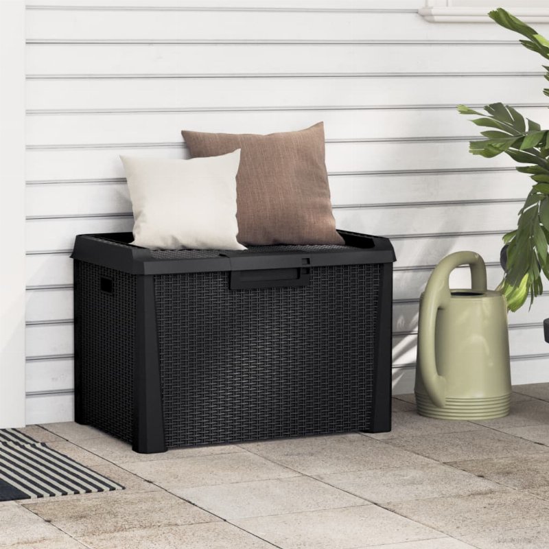 Hkh Caixa De Arrumação Para Jardim 125 l Pp - Antracite