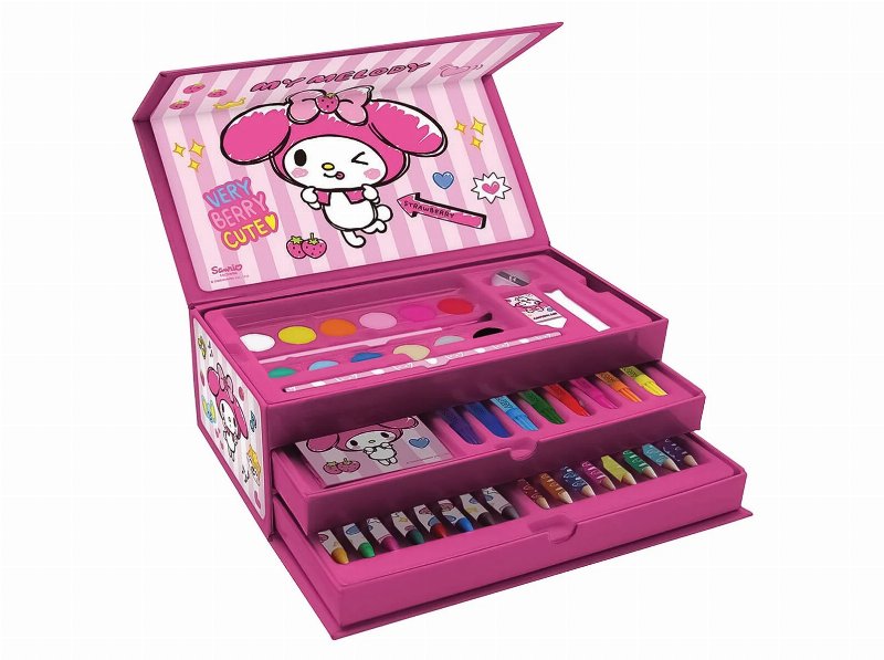 Set Colorir Melody Com 3 Níveis 52 Peças