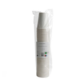 Conjunto 50 Copos Cerveja Papel Branco 35 cl Kasa