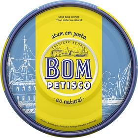 Atum Posta Ao Natural Bom Petisco 200 gr (Peso Escorrido 140 gr)