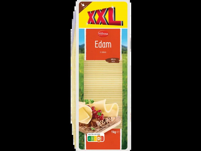Queijo Edam Em Fatias