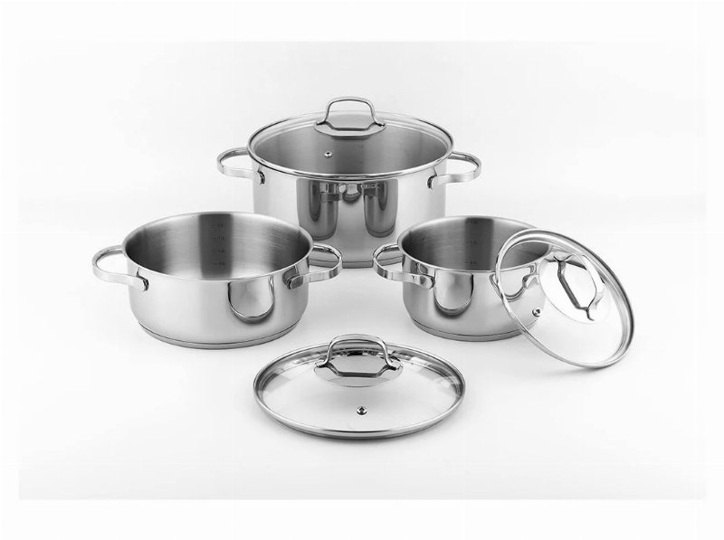 Conjunto De 3 Panelas Inox Actuel 1.8/2.65/4.5 l