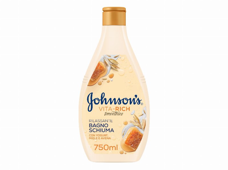 Gel De Banho Johnson's Smoothies Mel E Aveia 750 ml