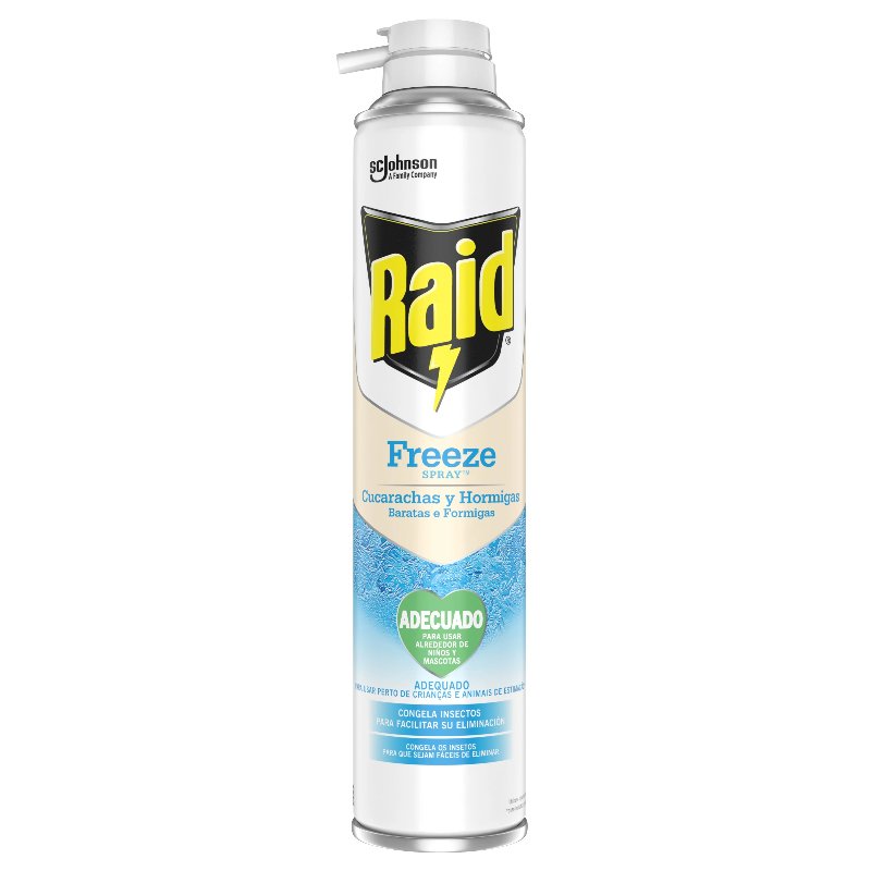 Insecticidas Rastejantes Raid Aerossol Freeze 350 ml