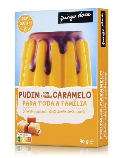 Pudim De Caramelo Instantâneo Pingo Doce 0.09Kg