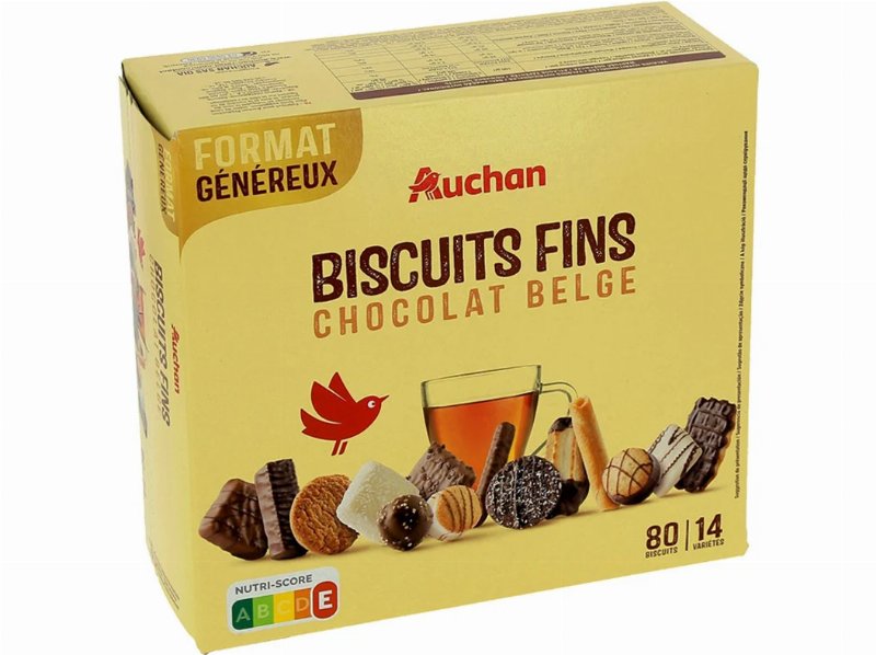 Sortido Auchan Biscoitos Finos 750 g