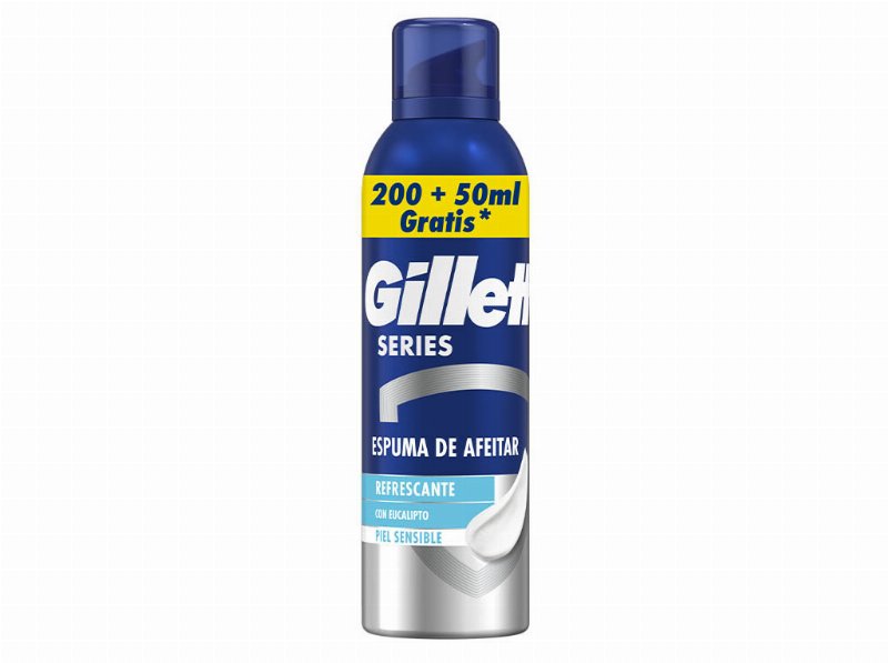Espuma De Barbear Series Refrescante Gillette 200+50 ml