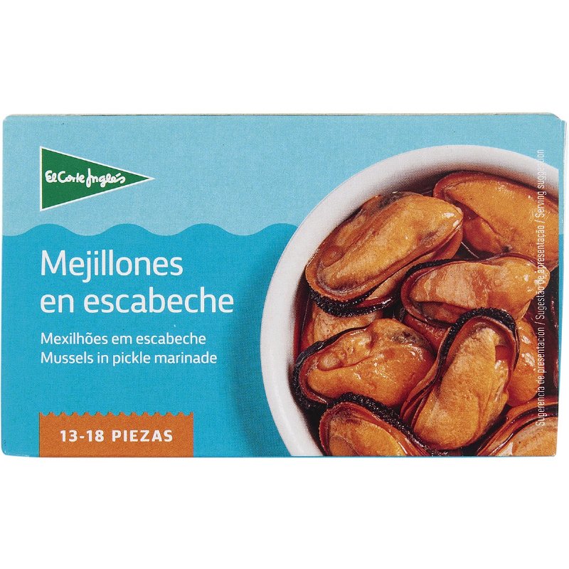 Mexilhões Em Escabeche 13-18 Unidades 69 g