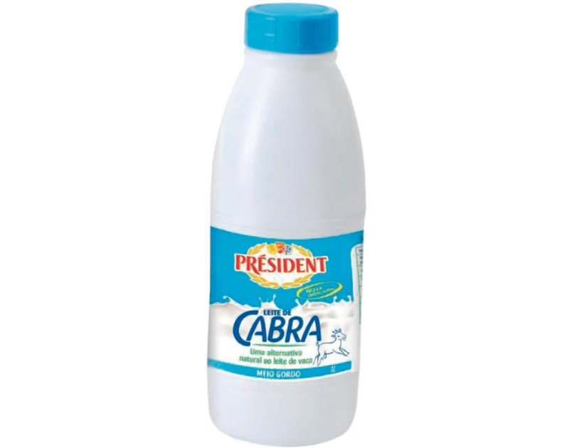 Leite President Uht Cabra Meio Gordo 1 l