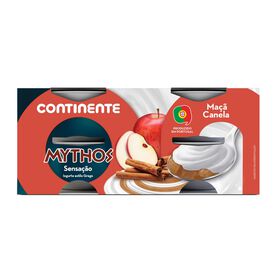 Iogurte Grego Mythos Maçã E Canela Continente 500 gr (4 Un)