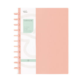 Caderno Smart Espiral A4 Pautado Pêssego Talia