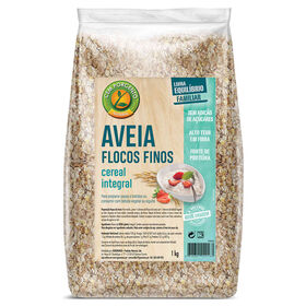 Flocos De Aveia Finos Cem Porcento 1 kg